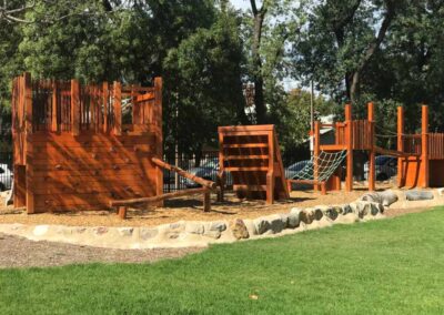 Annesley Junior School Nature play - by Dirtwork Landscapes